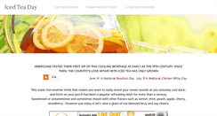 Desktop Screenshot of nationalicedteaday.com
