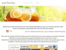 Tablet Screenshot of nationalicedteaday.com